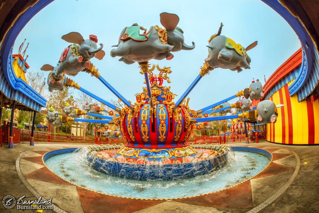 Dumbo the Flying Elephant in the Magic Kingdom at Walt Disney World