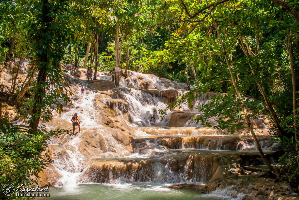 Dunn’s River Falls in Jamaica