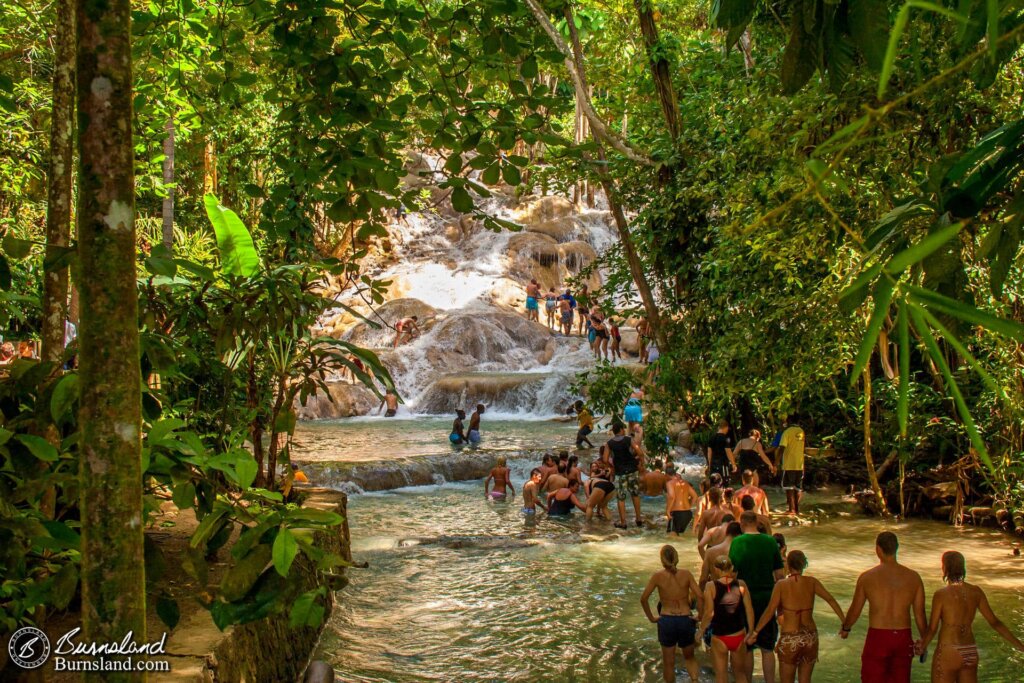 Dunn’s River Falls in Jamaica