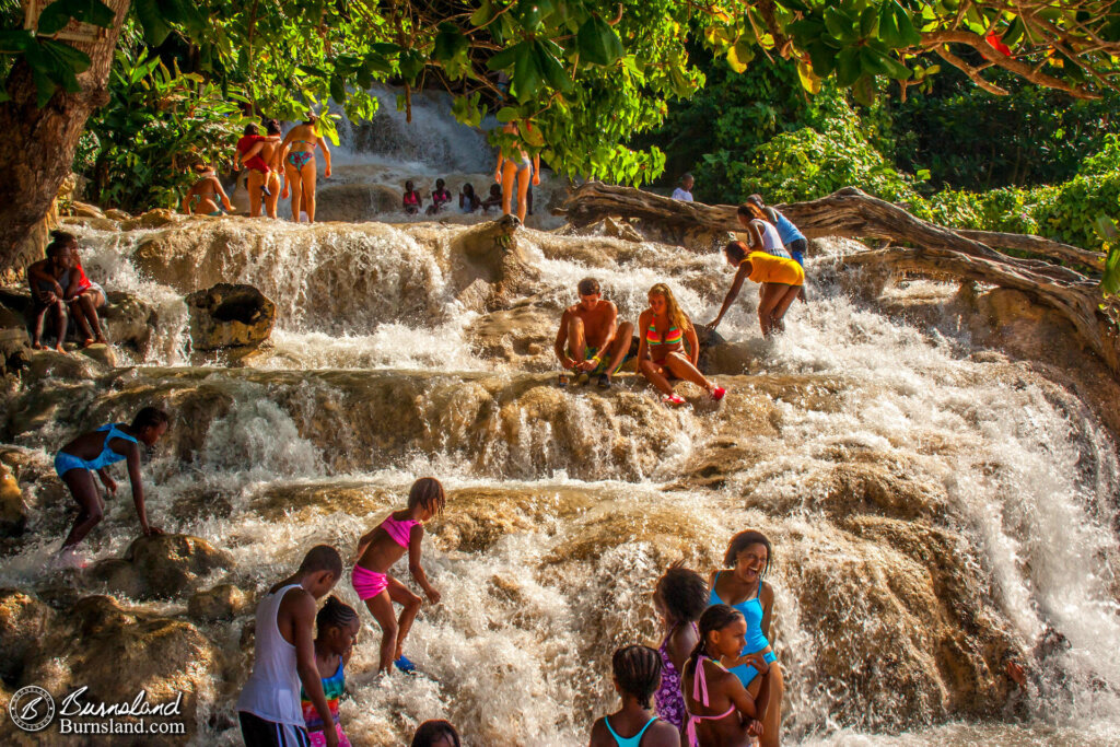 Dunn’s River Falls in Jamaica