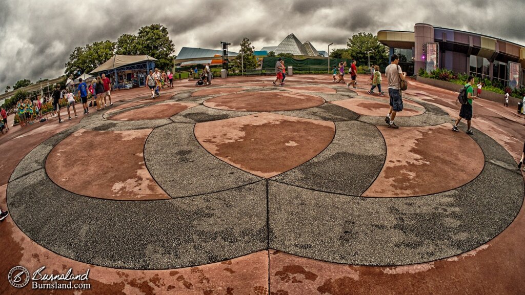 Epcot in the Rain