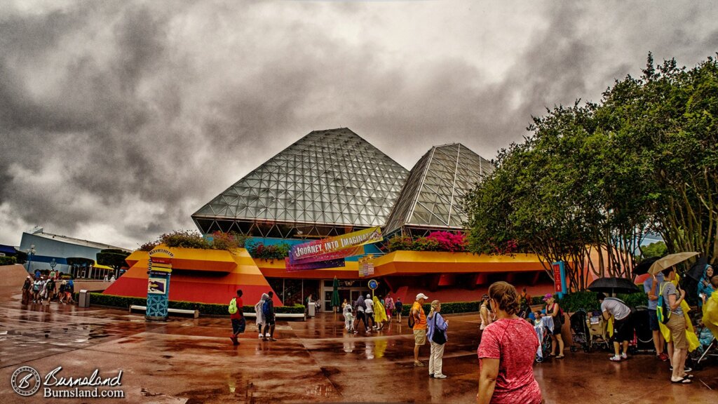 Epcot in the Rain