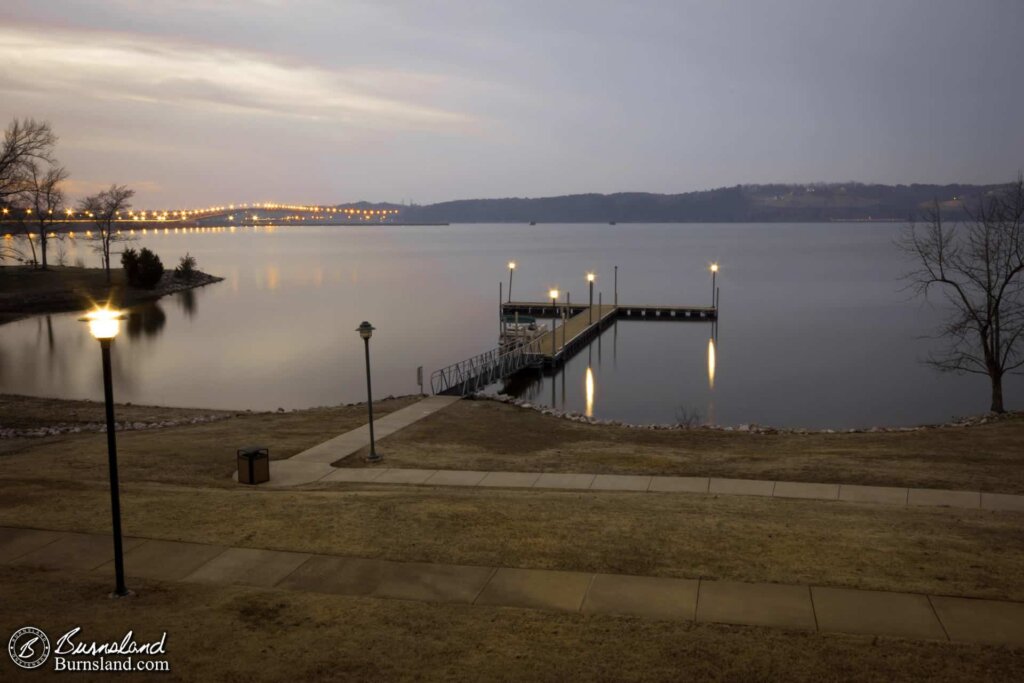 Evening at Pickwick Lake in Tennessee