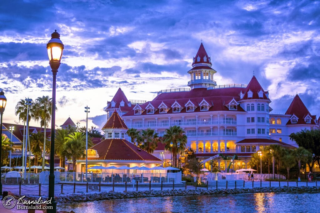 Evening at the Grand Floridian at Walt Disney World