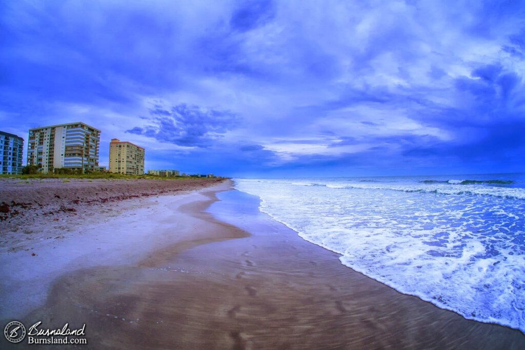 Evening Stroll on Cocoa Beach, Florida