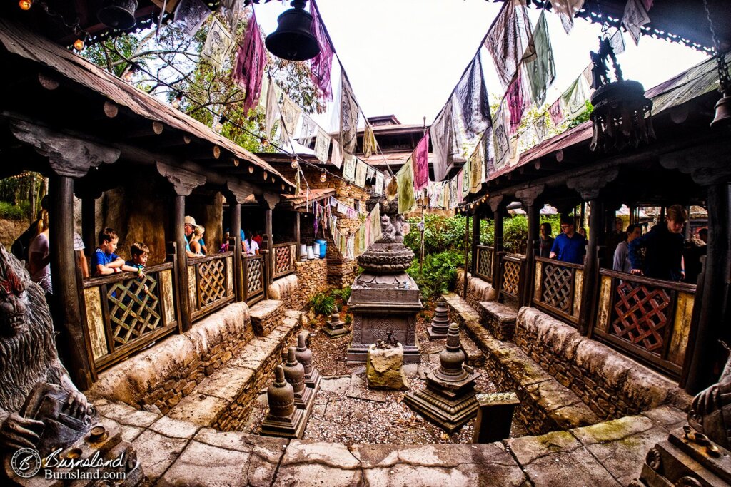 In line for Expedition Everest at Disney’s Animal Kingdom