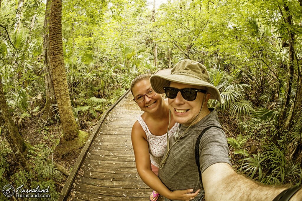 Explorers on the trail at Wekiwa Springs State Park in Florida