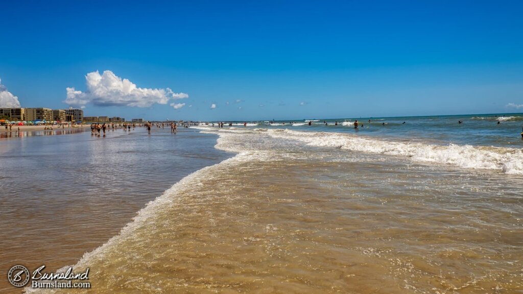 Waves at Cocoa Beach, Florida