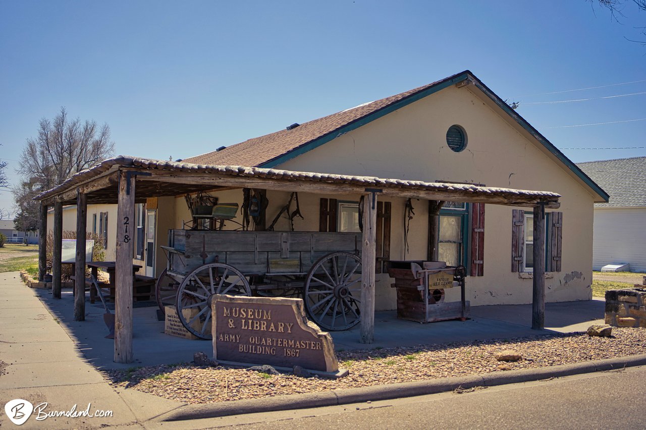 Museum and Library at Fort Dodge in Kansas