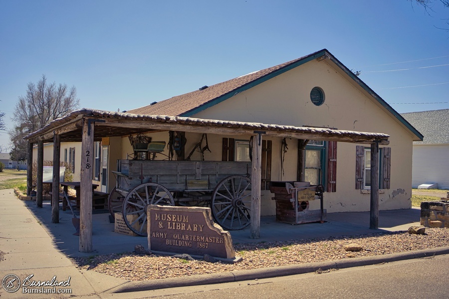 Museum and Library at Fort Dodge in Kansas