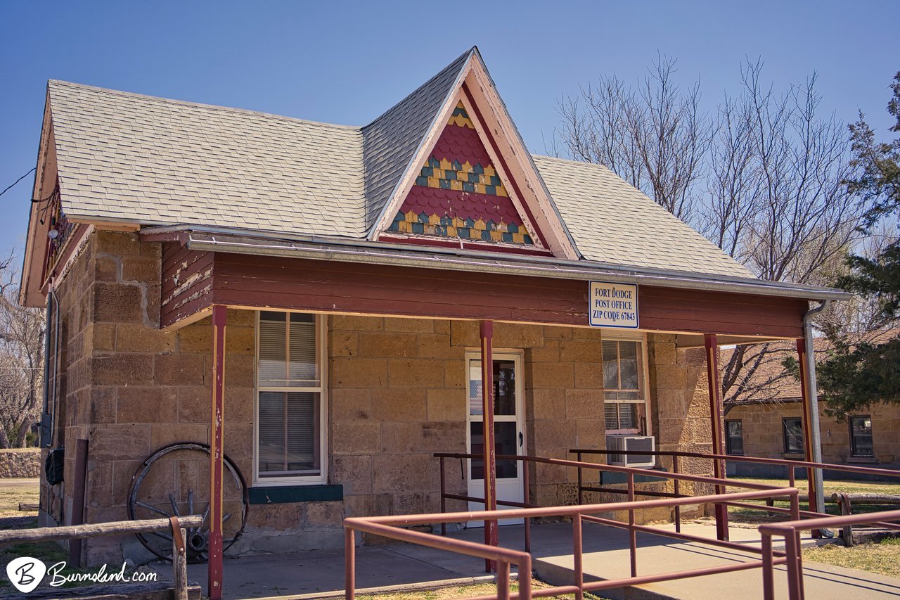 Post office at Fort Dodge in Kansas