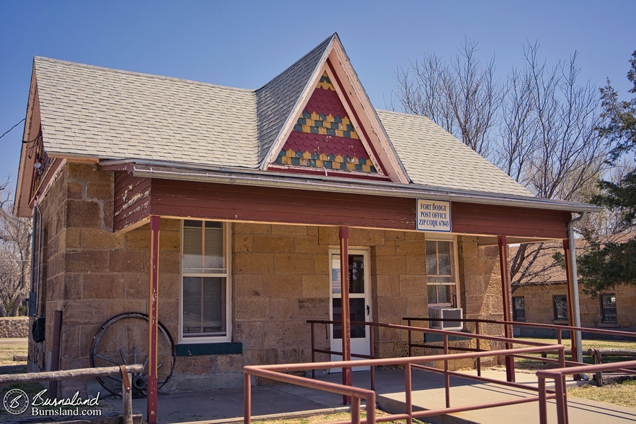 Post office at Fort Dodge in Kansas