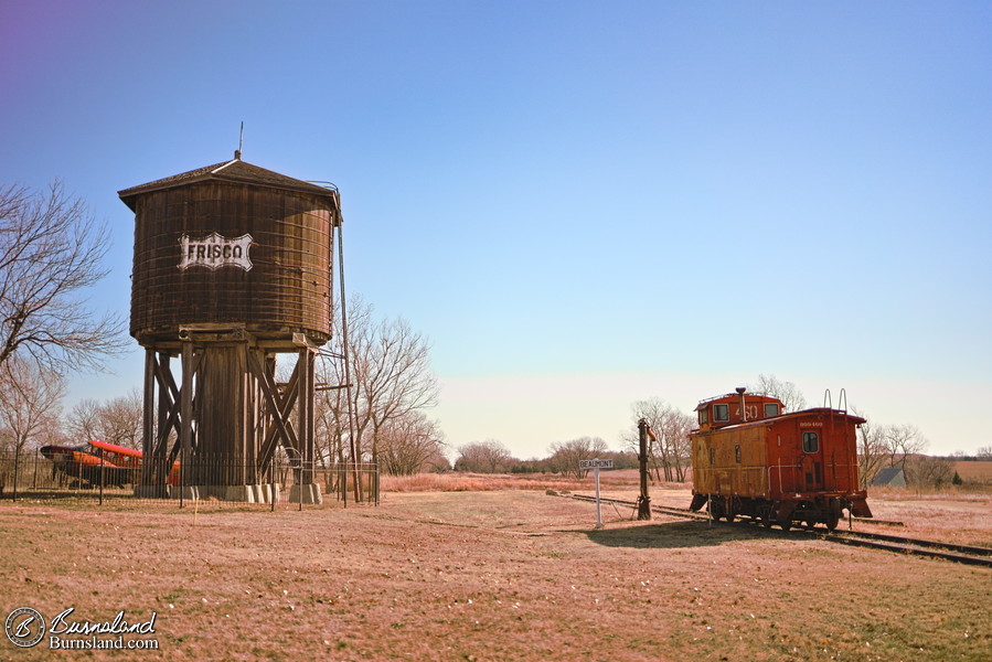 Frisco water tower in Beaumont, Kansas