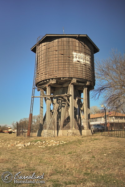 Frisco water tower in Beaumont, Kansas