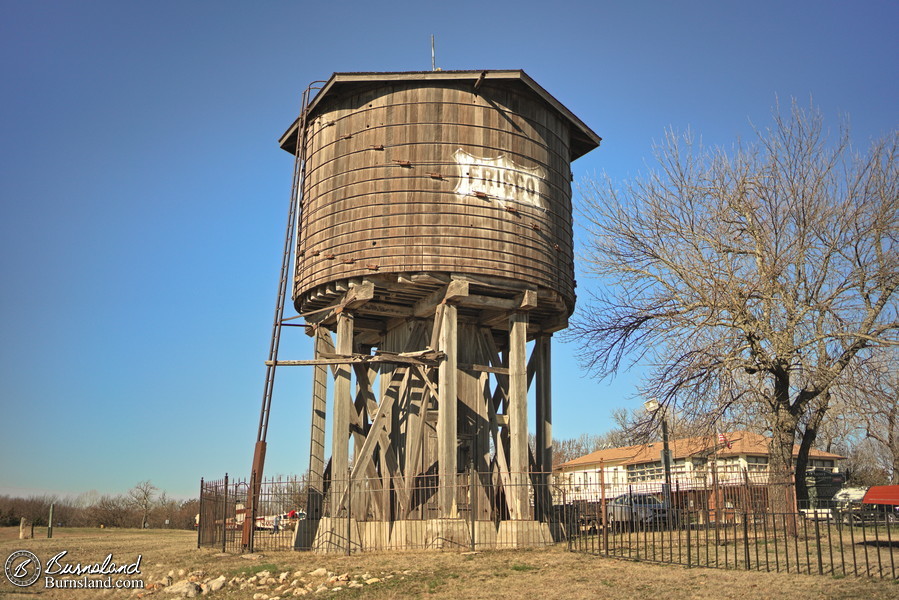 Frisco water tower in Beaumont, Kansas