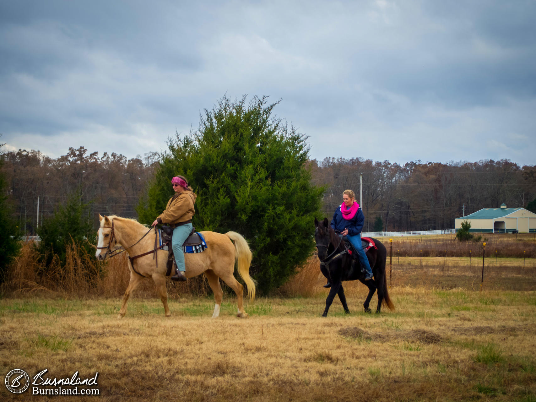 Girls Riding Horses