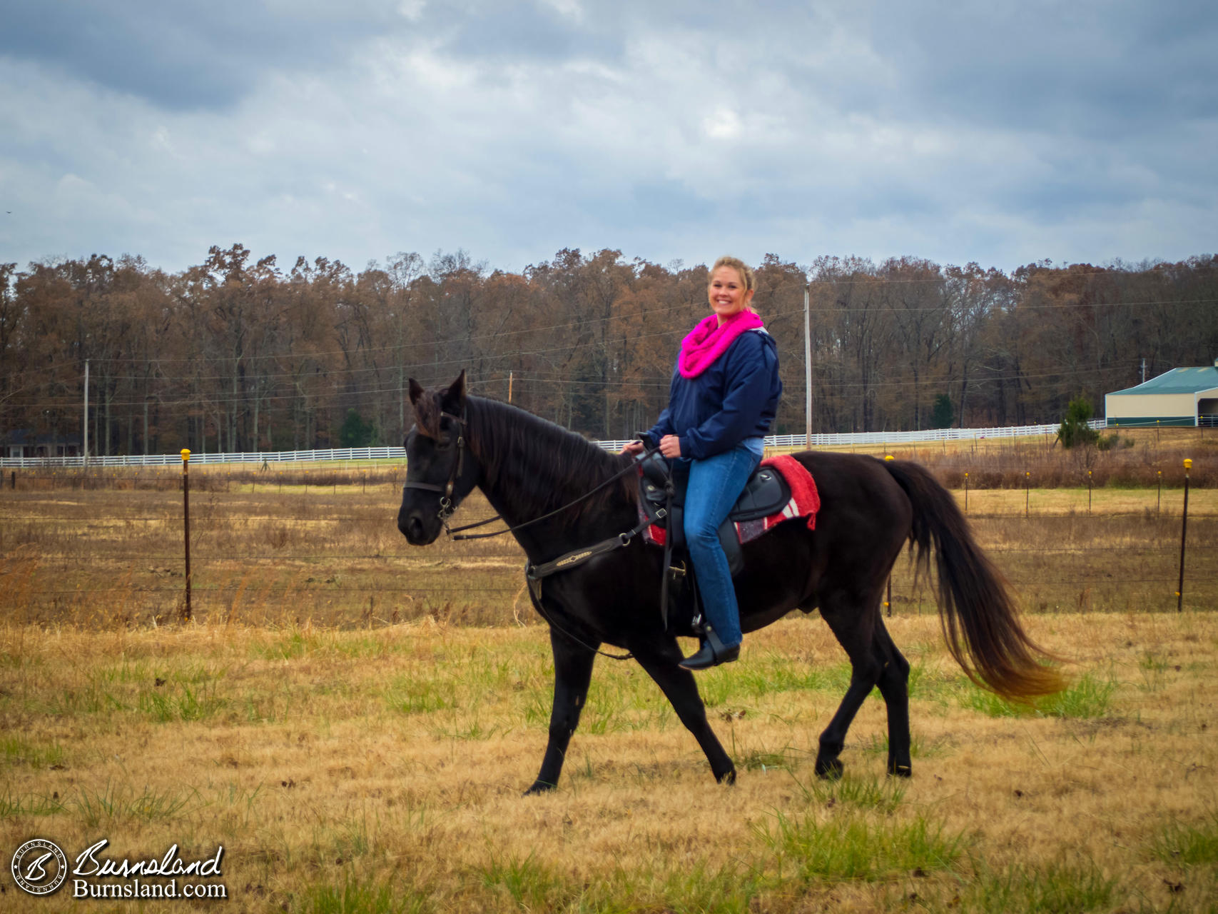 Girls Riding Horses