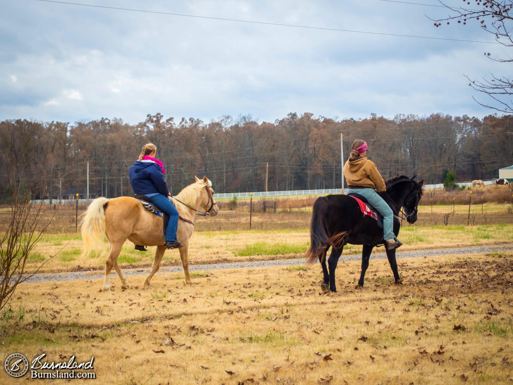 Girls Riding Horses