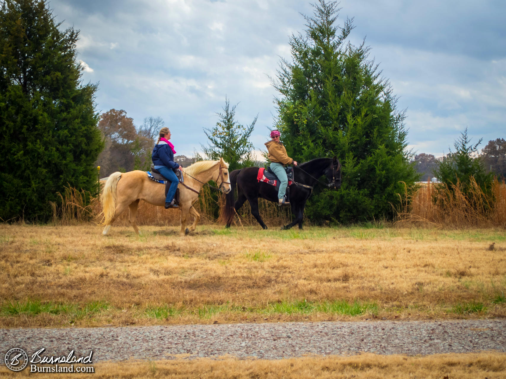 Girls Riding Horses