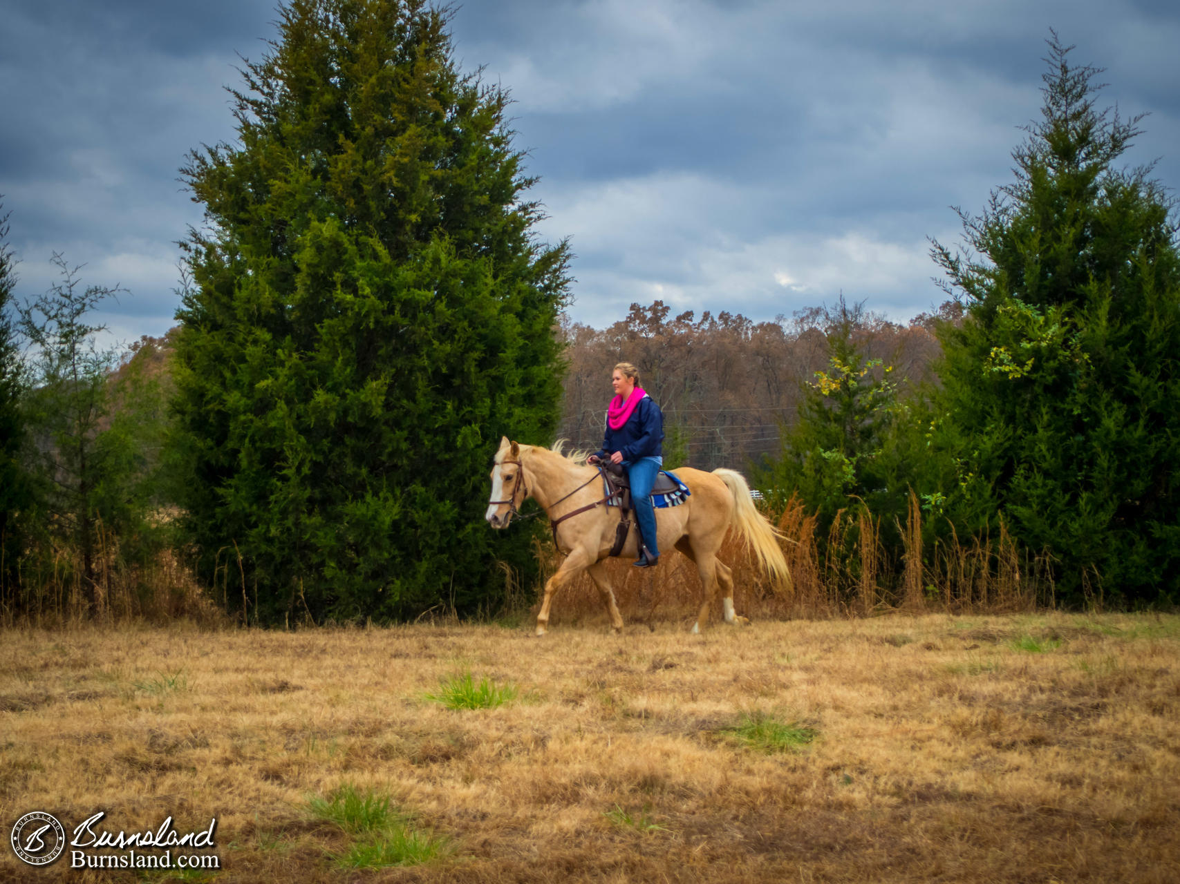 Girls Riding Horses