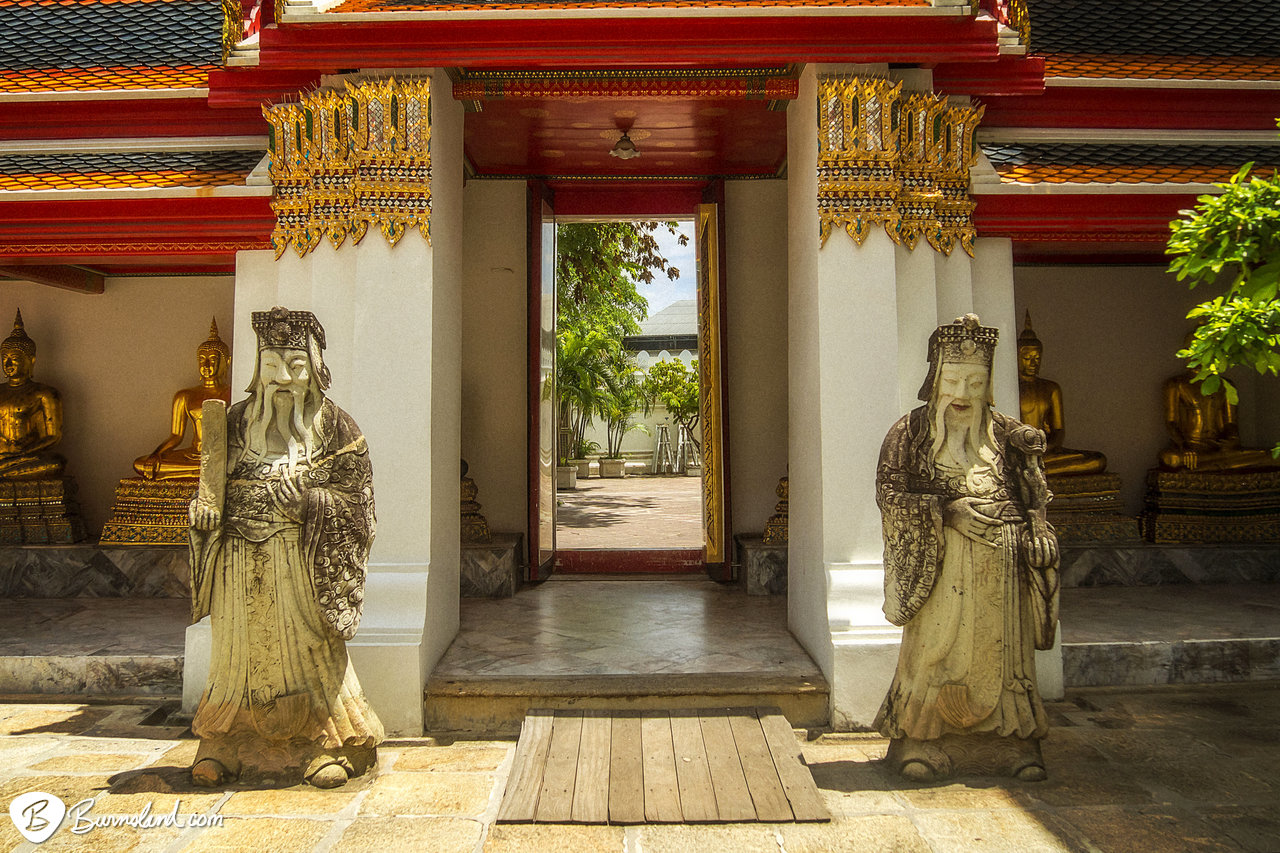 Guardians at the Door at Wat Pho in Bangkok