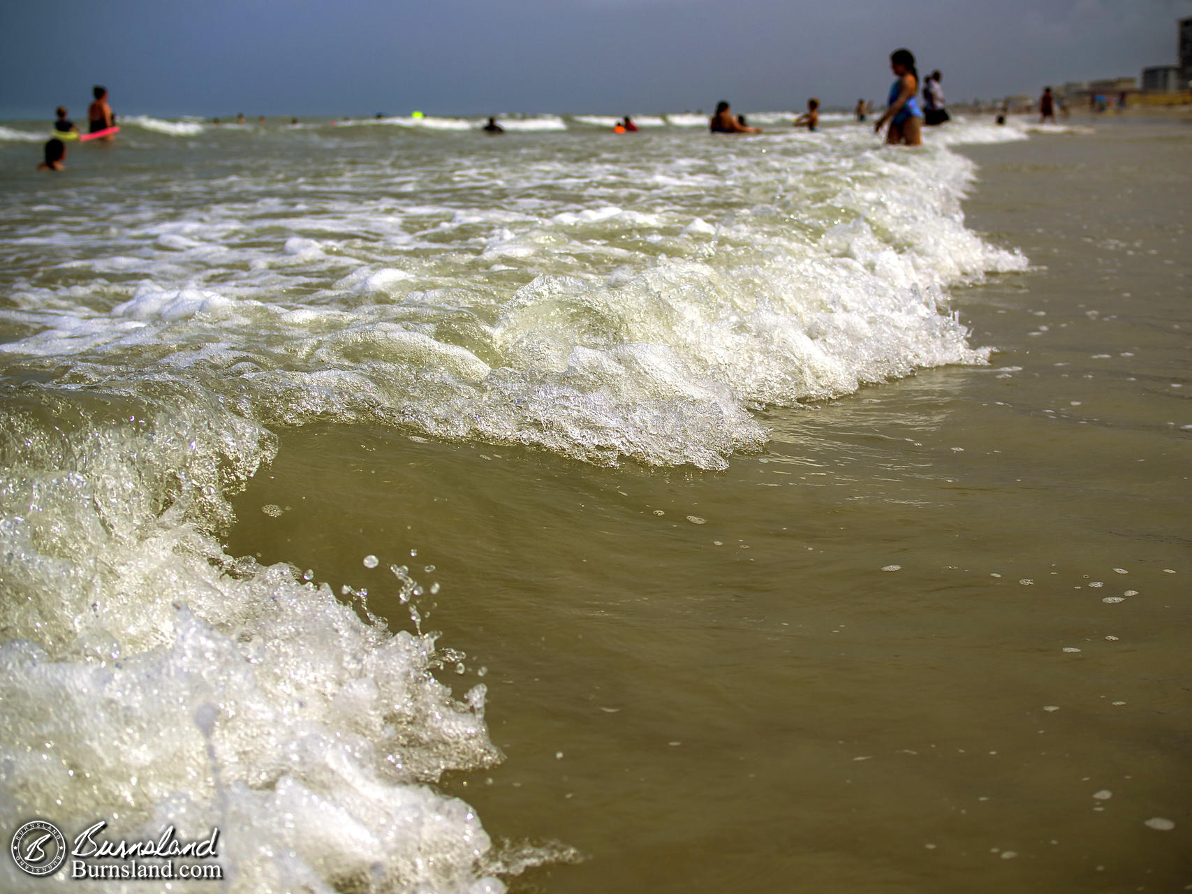 In the Waves at Cocoa Beach, Florida