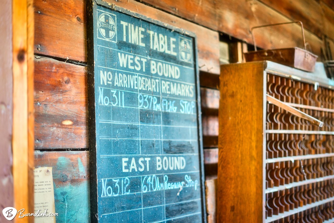 Santa Fe Time Table Board