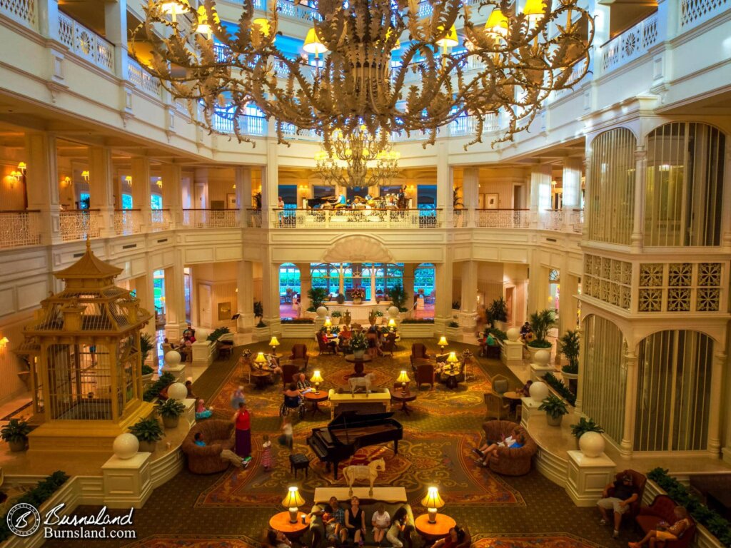 Inside the Grand Floridian at Walt Disney World