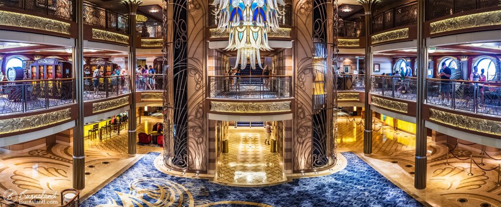 Disney Dream Lobby Panorama-600