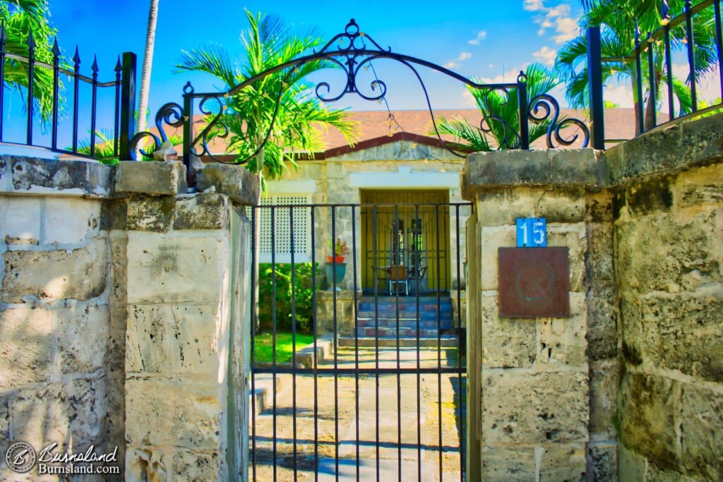 Interesting gate in Nassau, Bahamas