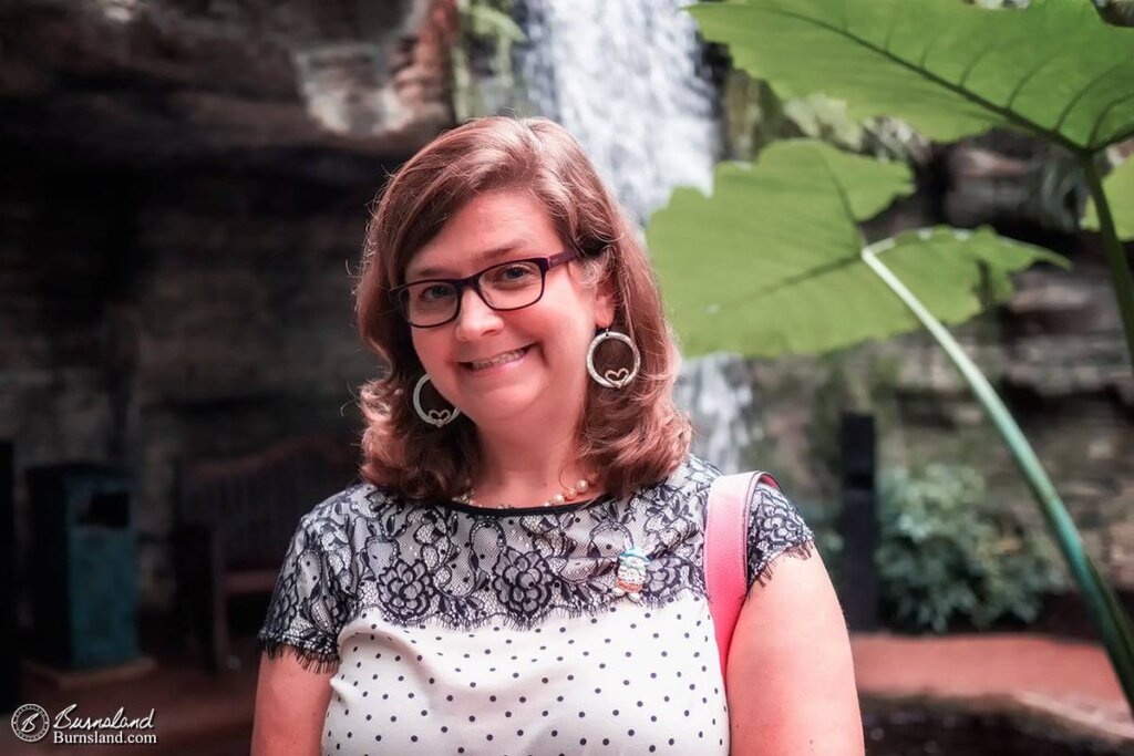 A photo of my wife Laura from the Gaylord Opryland Hotel in honor of her birthday. Read all about it at Burnsland!