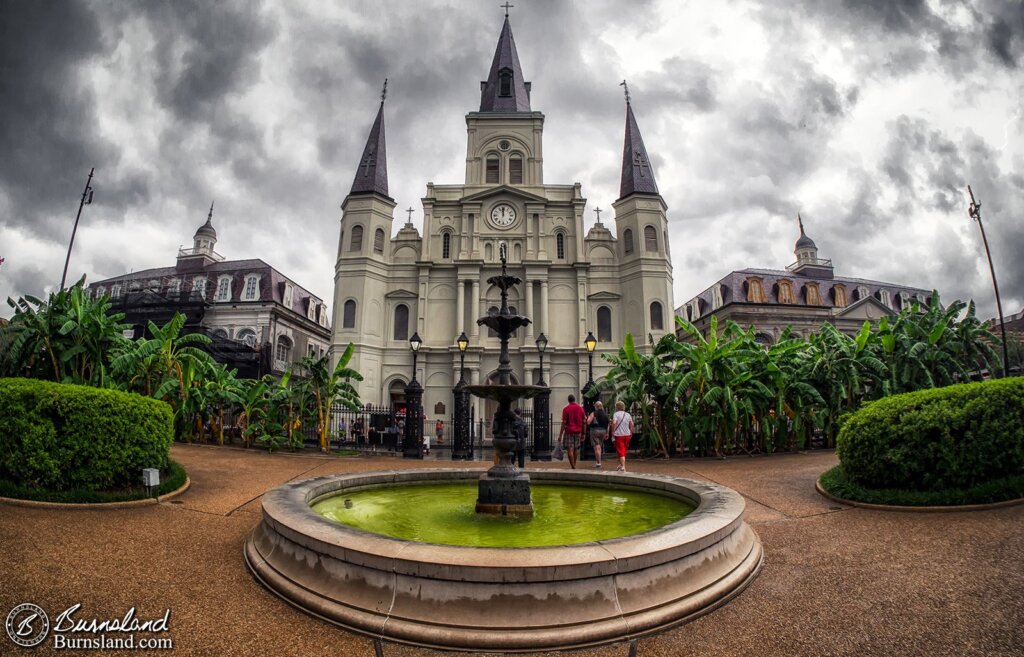 St. Louis Cathedral in Jackson Square in New Orleans