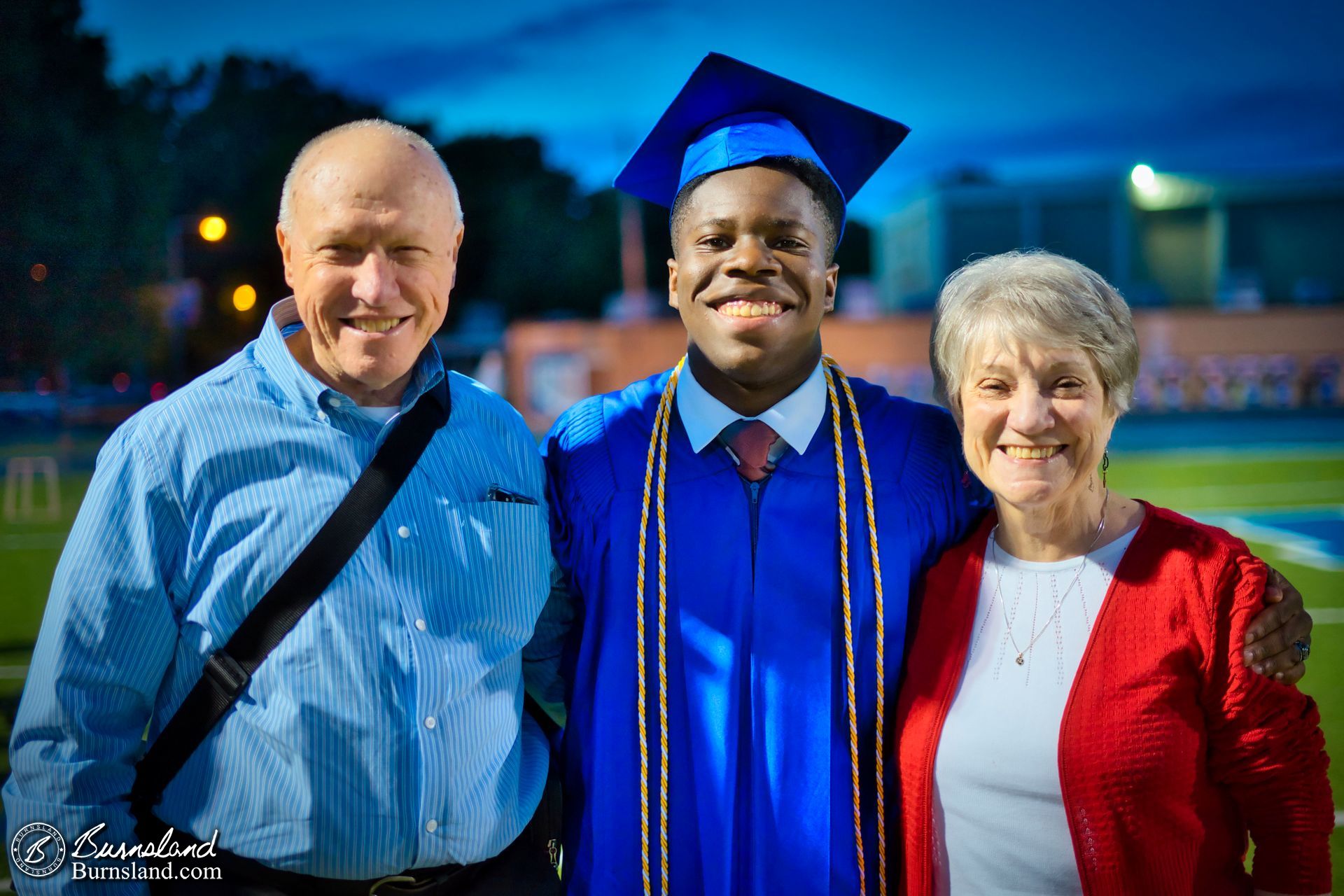 Jaylin and his grandparents