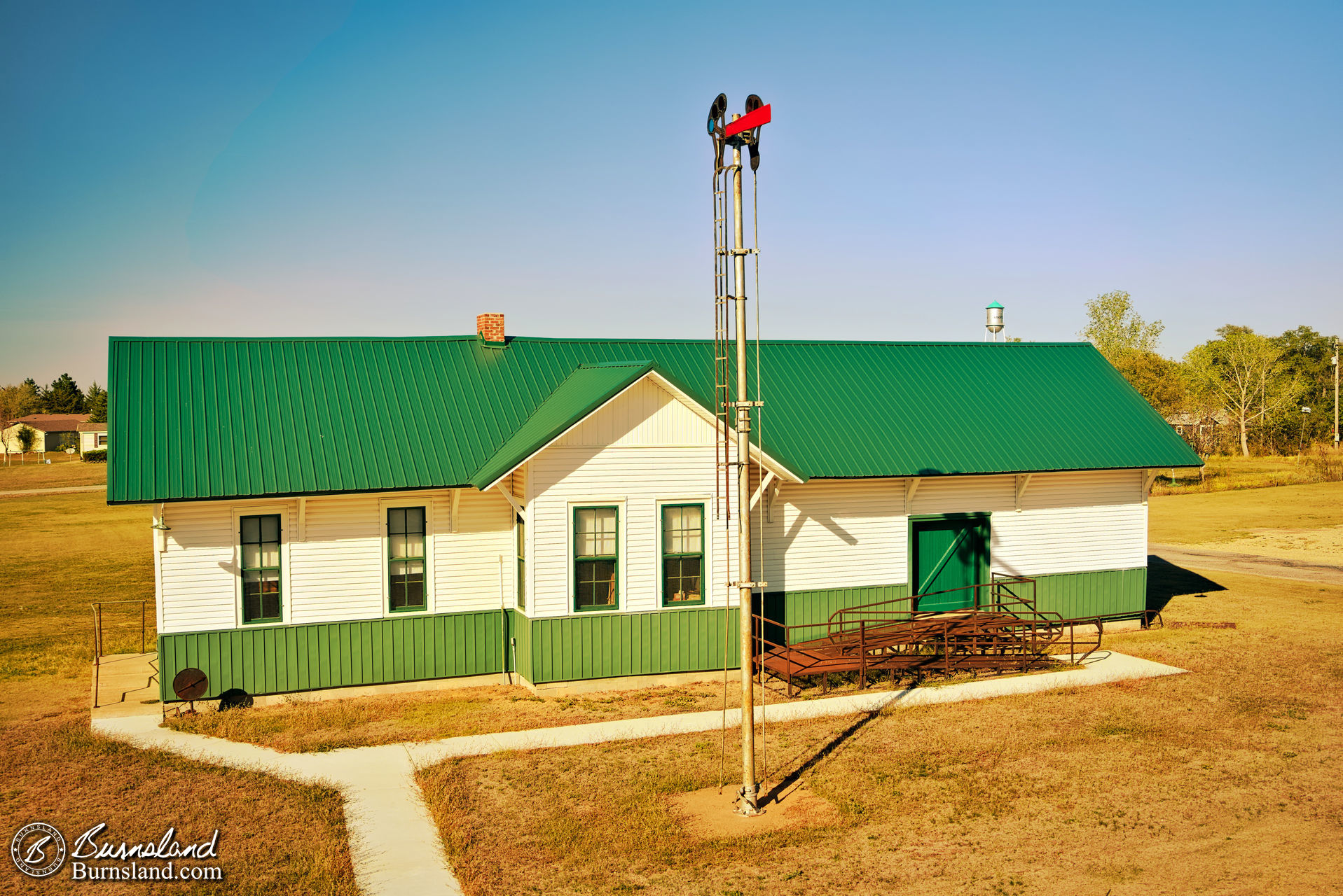 Kanopolis Railroad Depot in Kansas