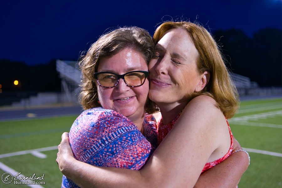 Laura and Karen after graduation