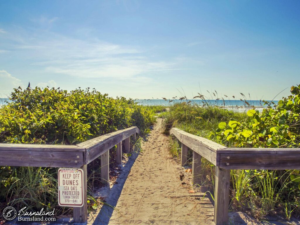 Keep Off the Dunes at Cocoa Beach, Florida