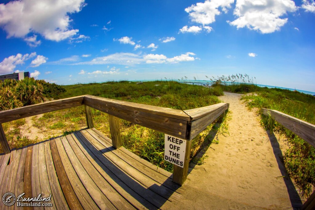 Keep Off the Dunes at Cocoa Beach, Florida