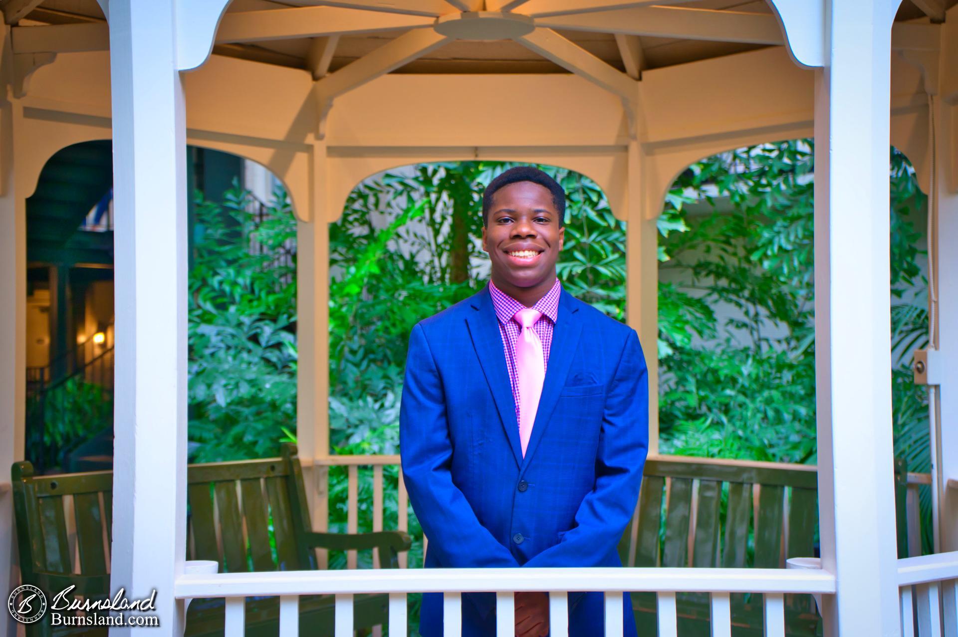 Jaylin in the gazebo