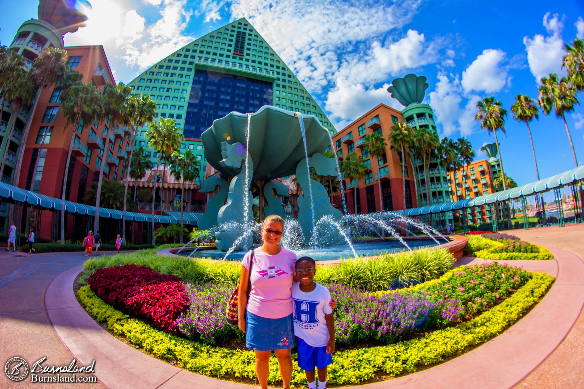 Laura and Jaylin at the Walt Disney World Dolphin