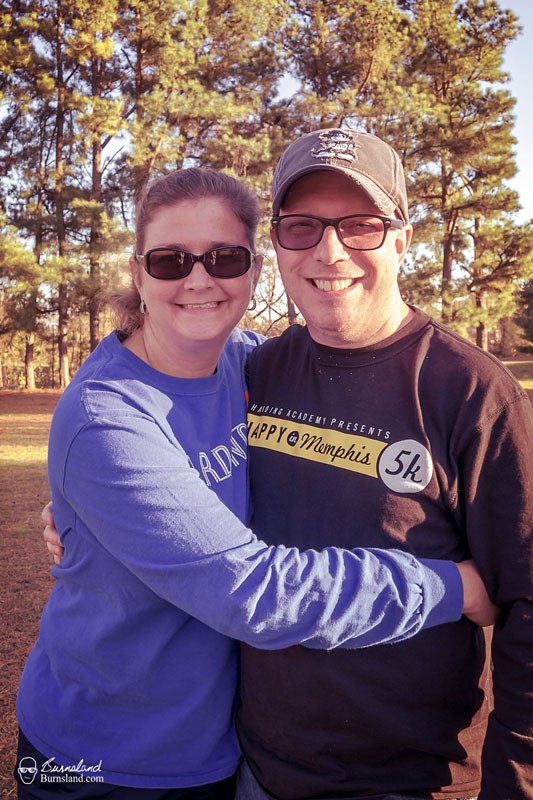 Laura and Steve on the Teen Retreat