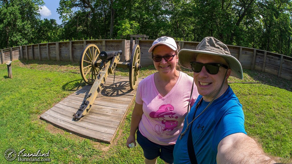 Laura and Steve at Fort Pillow