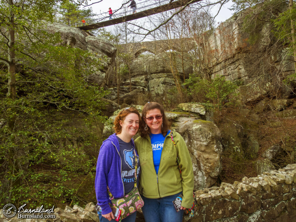 Laura and Tiffany at Rock City