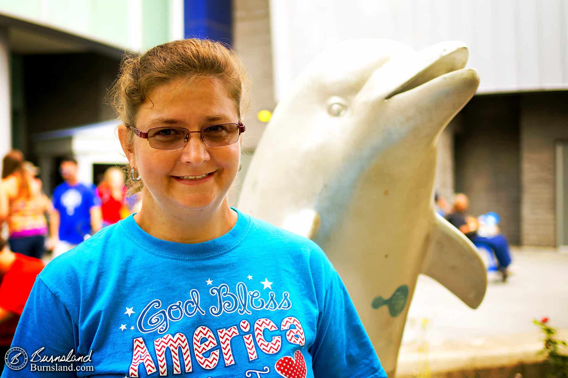 Laura at the Georgia Aquarium