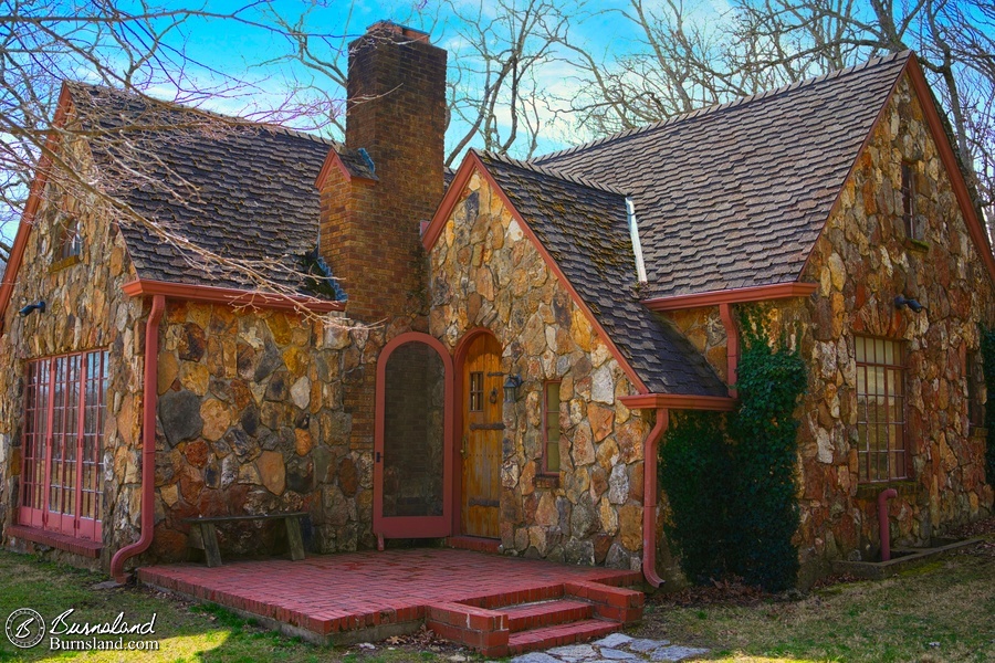 The Rock House, at the Rocky Ridge Farm home of Almanzo and Laura Ingalls Wilder in Missouri, was where Laura wrote her first four books.