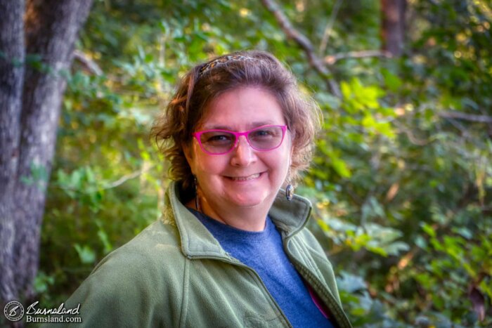 A portrait of Laura at Wall Doxey State Park in Mississippi