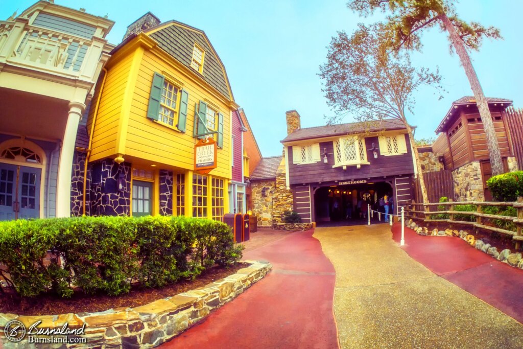 Liberty Square and Frontierland in the Magic Kingdom at Walt Disney World