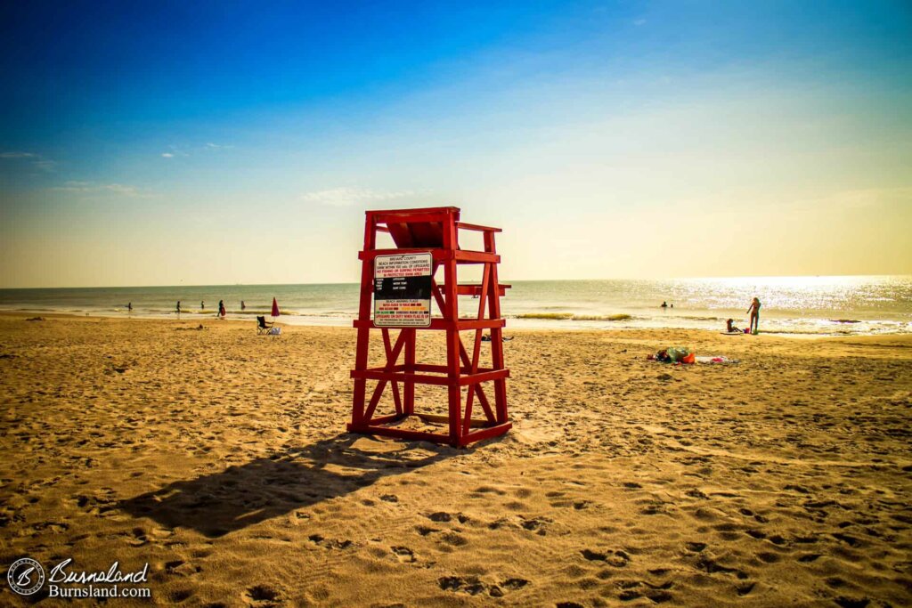 Lifeguard Chair at Cocoa Beach