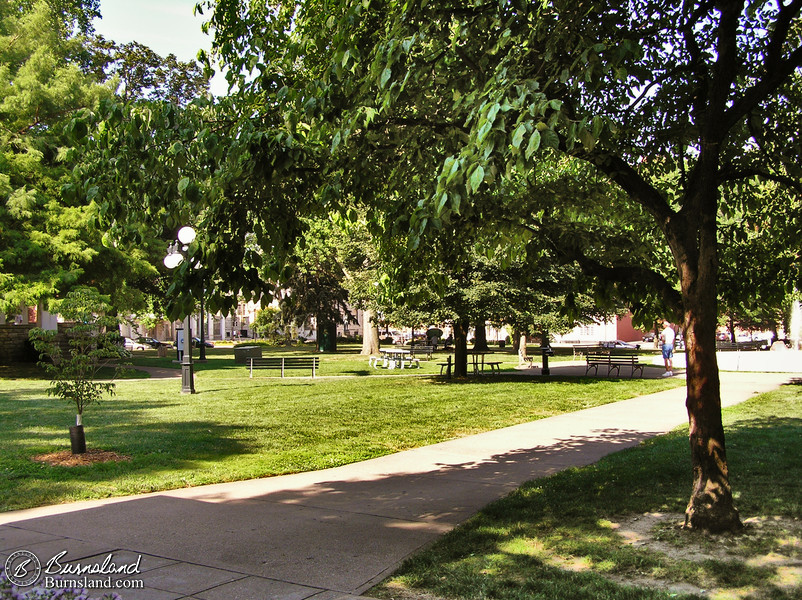 Park at the site of the Lincoln-Douglas debate in Quincy, Illinois