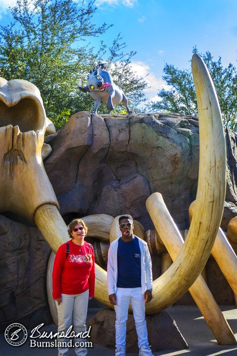 Laura, Jaylin, and Ed at the Art of Animation Resort at Walt Disney World