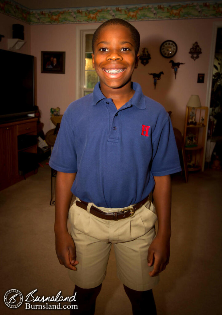 Jaylin’s first day